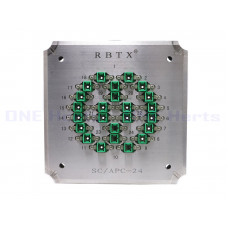 PD-SC/APC-24 光纖研磨夾具盤 SC光纖研磨盤跳線連接頭研磨治具夾具 24芯sc光纖插芯快裝拋光研磨夾具 sc光纖連接器 sc/apc端面研磨夾具